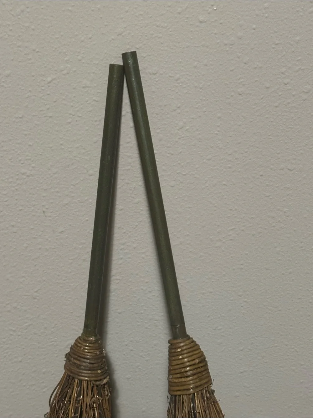 Halloween Wicked Witch Broom decor ( 2 pcs set)